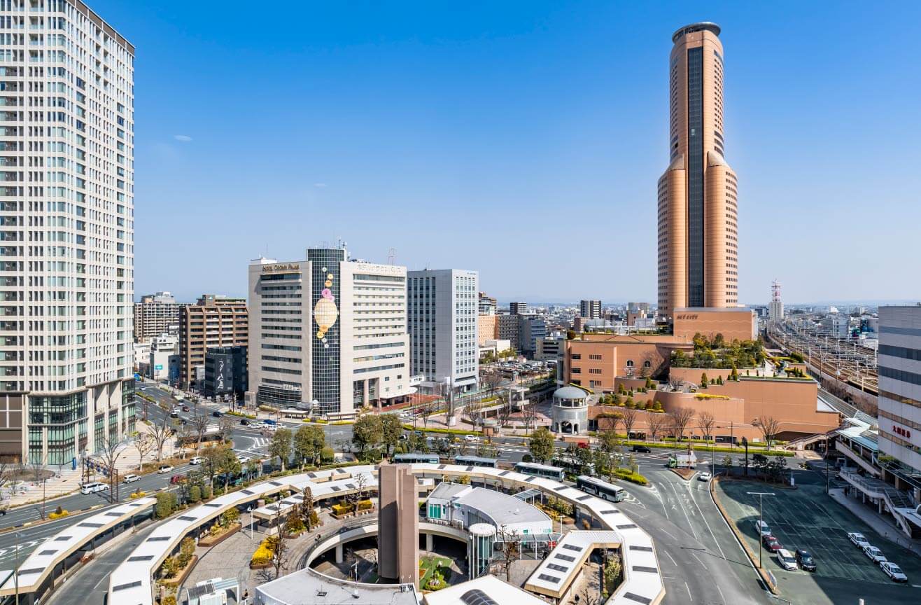 浜松駅周辺の様子