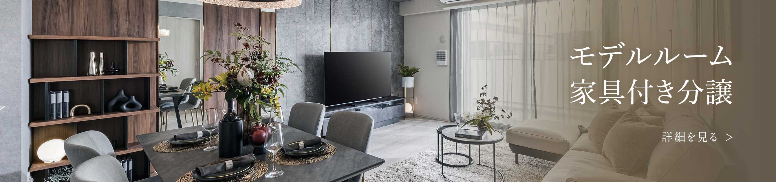 モデルルーム 家具付分譲