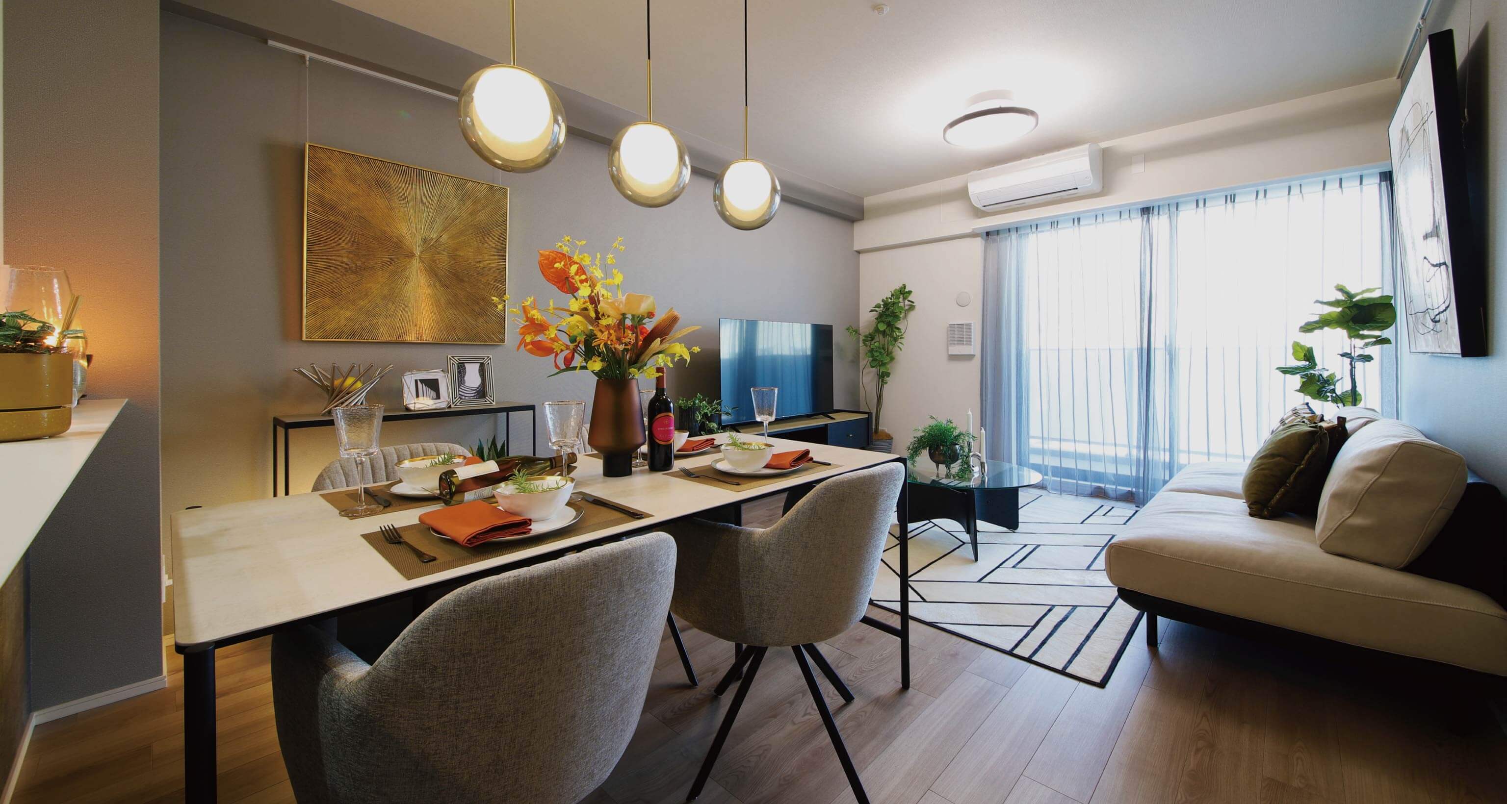 建物内モデルルーム（Jタイプ・810号室）