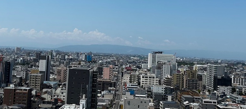 名古屋駅のビル群