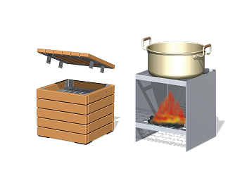 かまどスツール