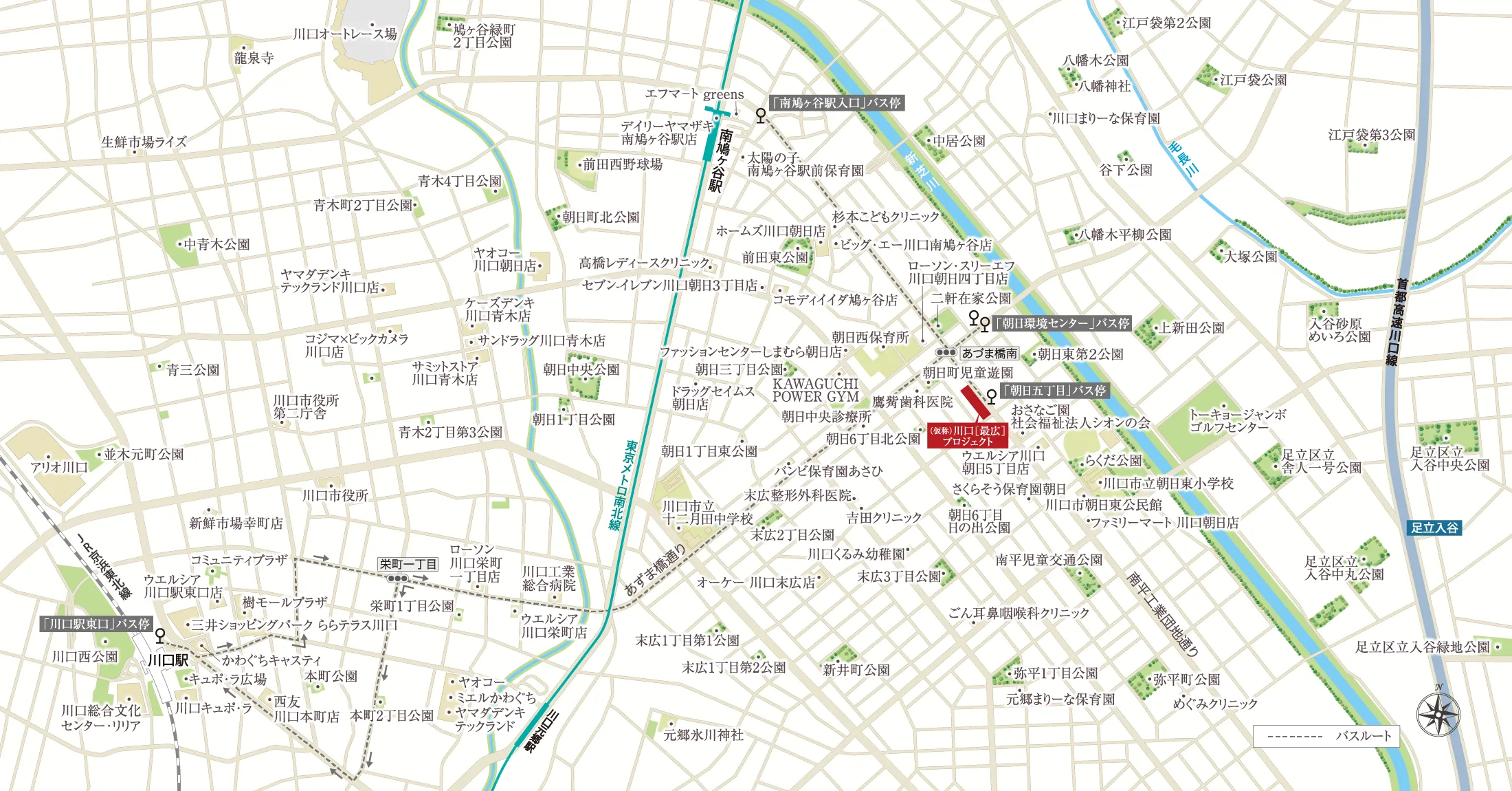 現地案内図