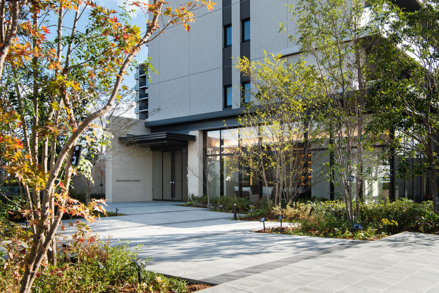 アプローチガーデン（2025年12月撮影）