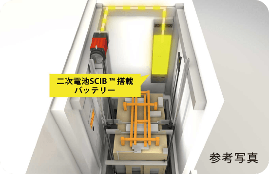 停電時継続運転機能付エレベーター