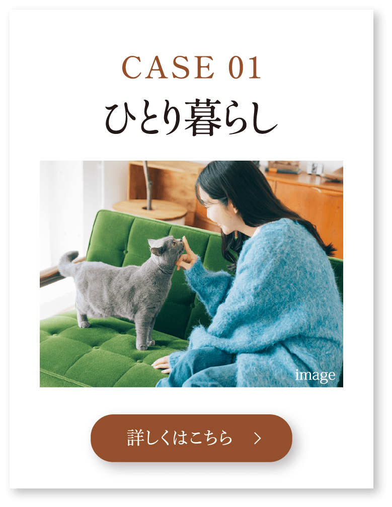 CASE 01 ひとり暮らし