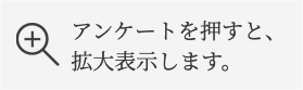 アンケートを押すと、拡大表示します。